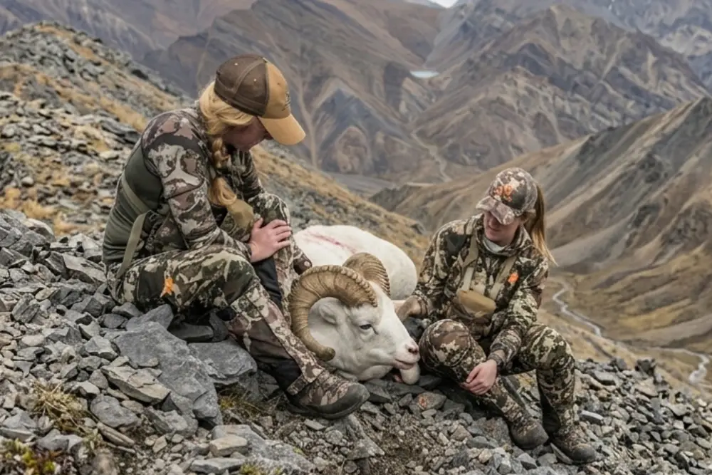 Jess Johnson, bow hunter